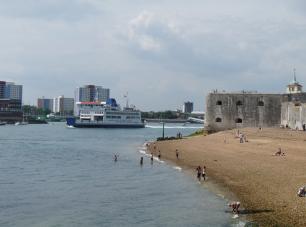 The harbour entrance 